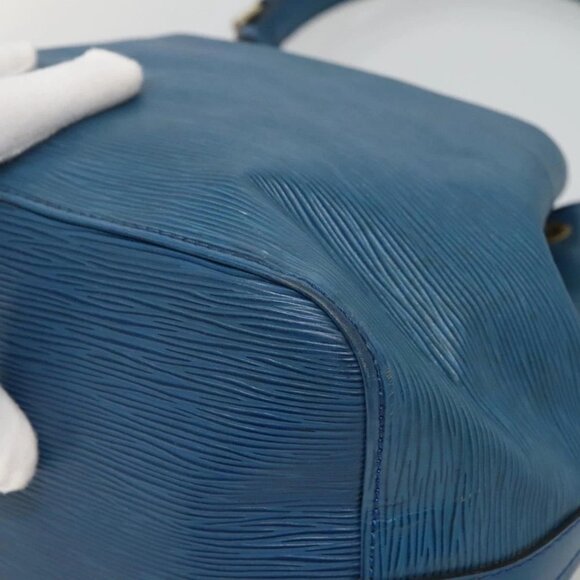 LOUIS VUITTON Epi Petit Noe Shoulder Bag Blue M44105 LV Auth bs27625 - Picture 5 of 16